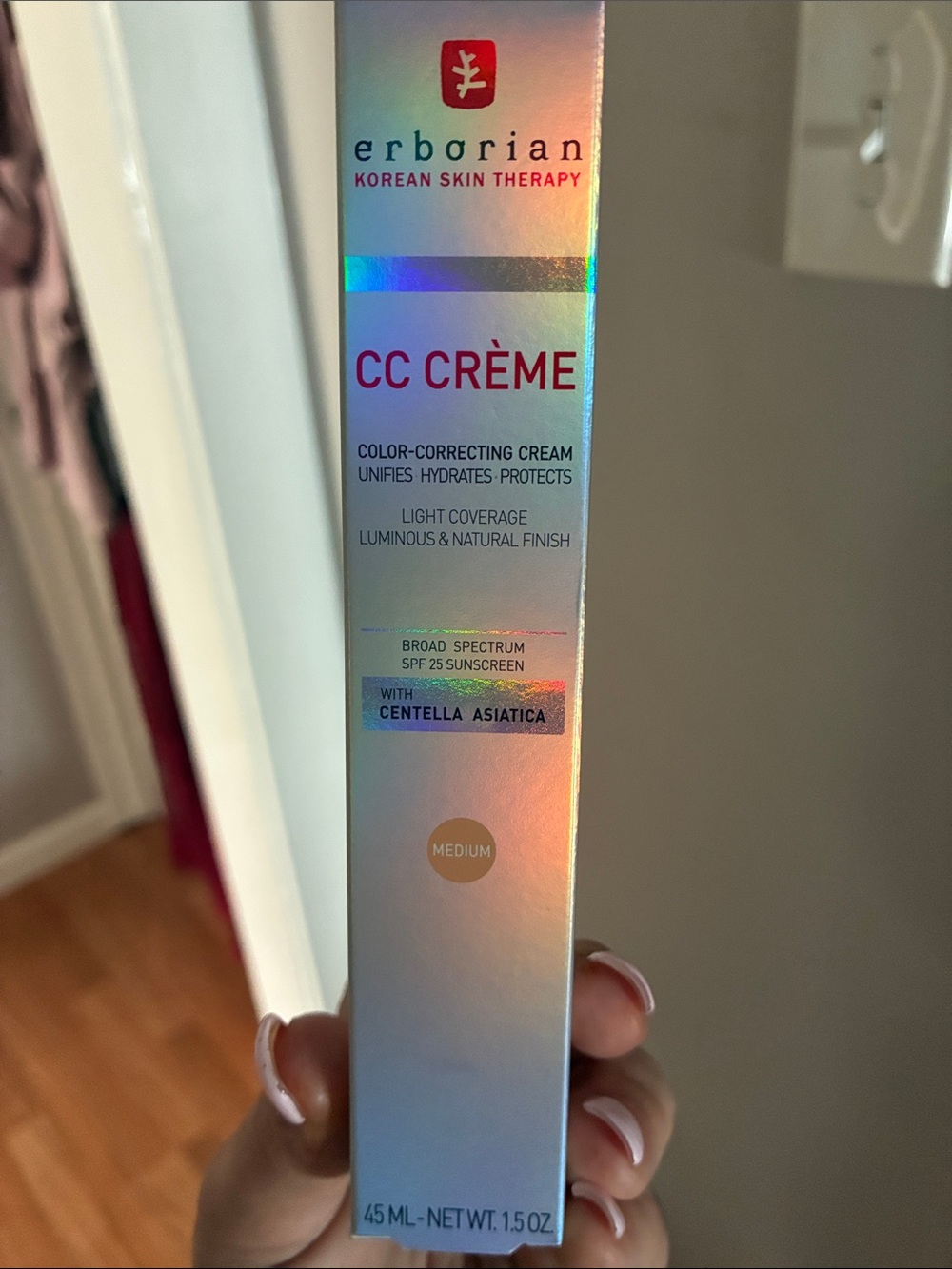 Erborian Korean Skin Therapy CC Cream spf 25 with Centella Asiatica